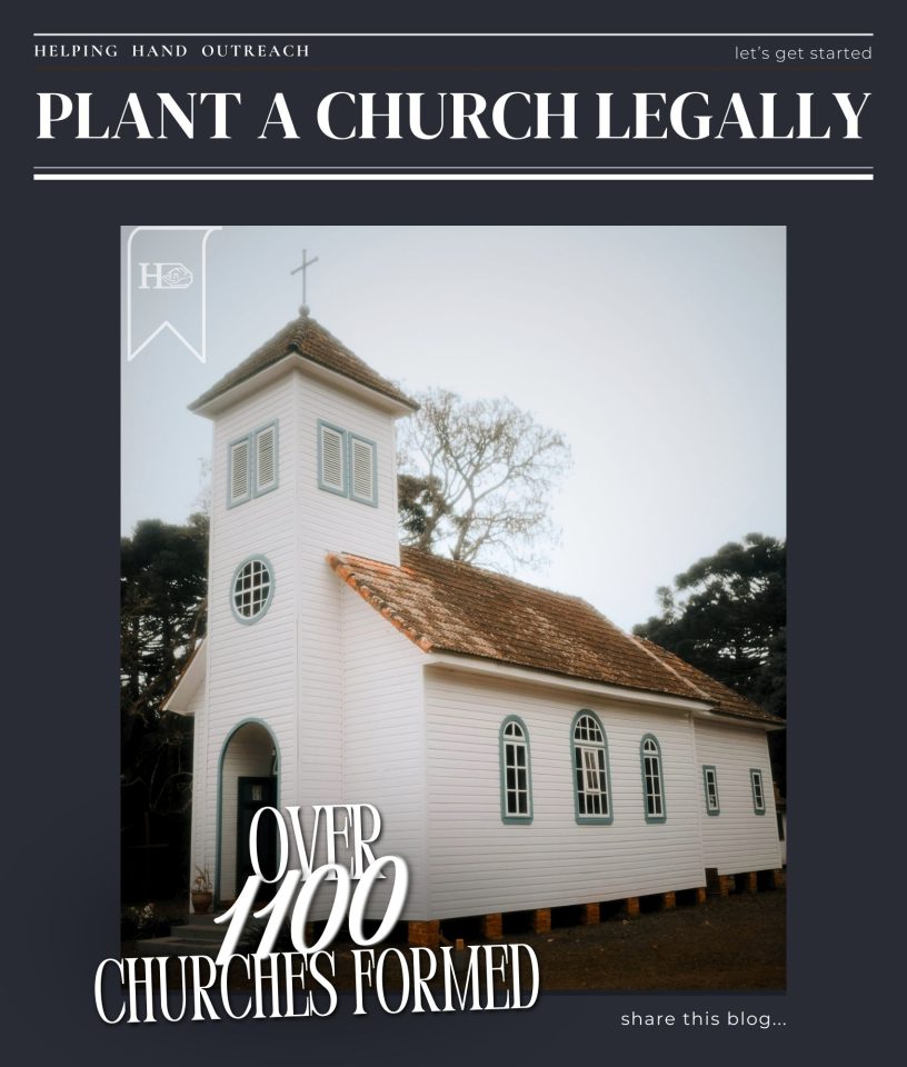 How to plant a church legally in compliance.