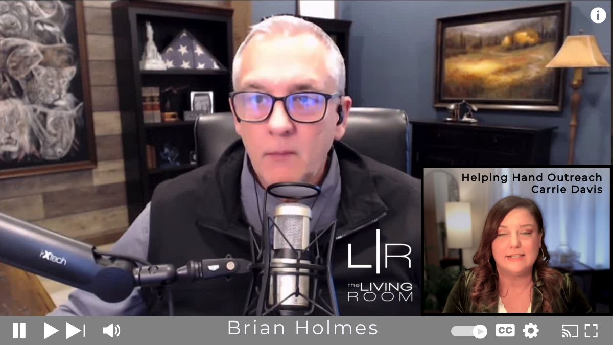 Brian Holmes with The Living Room Project - Helping Hand Outreach.